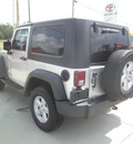jeep wrangler 2007 silver suv x gasoline 6 cylinders 4 wheel drive automatic 75503