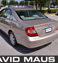 toyota camry 2002 gold sedan le gasoline 4 cylinders front wheel drive automatic 32771