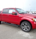 ford f 150 2012 red flex fuel 8 cylinders 2 wheel drive automatic 77388