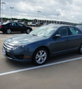 ford fusion 2012 blue sedan se gasoline 4 cylinders front wheel drive automatic 76108