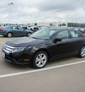 ford fusion 2012 black sedan se gasoline 4 cylinders front wheel drive automatic 76108