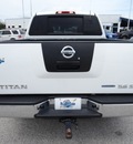 nissan titan 2008 white pickup truck se ffv flex fuel 8 cylinders 2 wheel drive automatic 77388