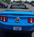 ford mustang 2012 blue gasoline 6 cylinders rear wheel drive automatic 37087