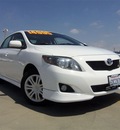 toyota corolla 2009 white sedan s gasoline 4 cylinders front wheel drive automatic 90241