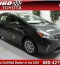 toyota prius v 2012 gray wagon three hybrid 4 cylinders front wheel drive automatic 91731