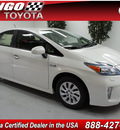 toyota prius 2012 white hatchback plug in hybrid i 4 cylinders front wheel drive automatic 91731