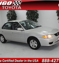 toyota corolla 2002 silver sedan le gasoline 4 cylinders front wheel drive automatic 91731