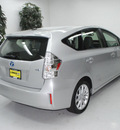 toyota prius v 2012 01f7silver wagon five hybrid 4 cylinders front wheel drive cvt 91731