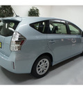 toyota prius v 2012 lt  gray wagon three hybrid 4 cylinders front wheel drive automatic 91731