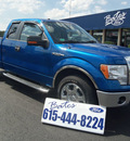 ford f 150 2010 blue xlt flex fuel 8 cylinders 2 wheel drive automatic 37087