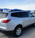 chevrolet traverse 2012 silver suv lt gasoline 6 cylinders front wheel drive 6 speed automatic 76206