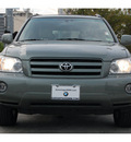 toyota highlander 2007 lt  green suv gasoline 6 cylinders front wheel drive automatic 77002