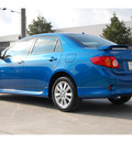 toyota corolla 2010 blue sedan s gasoline 4 cylinders front wheel drive automatic 77002