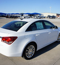 chevrolet cruze 2012 white sedan eco gasoline 4 cylinders front wheel drive 6 speed automatic 76206