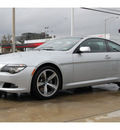 bmw 6 series 2009 gray coupe 650i gasoline 8 cylinders rear wheel drive automatic 77002