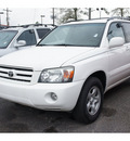 toyota highlander 2006 white suv gasoline 4 cylinders front wheel drive automatic 77301