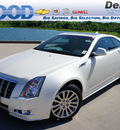 cadillac cts 2012 white coupe 3 6l premium gasoline 6 cylinders rear wheel drive 6 speed automatic 76206