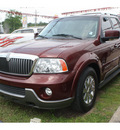 lincoln navigator 2003 red suv luxury gasoline 8 cylinders dohc 4 wheel drive automatic 77301