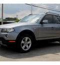 bmw x3 2007 silver suv 3 0si gasoline 6 cylinders all whee drive automatic 77002