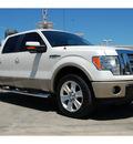 ford f 150 2010 white lariat flex fuel 8 cylinders 2 wheel drive automatic 77002