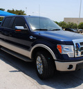 ford f 150 2009 blue king ranch flex fuel 8 cylinders 4 wheel drive 6 speed automatic 76206