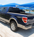ford f 150 2009 blue king ranch flex fuel 8 cylinders 4 wheel drive 6 speed automatic 76206