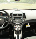 chevrolet sonic 2012 black sedan ltz gasoline 4 cylinders front wheel drive 6 speed automatic 76206