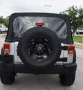 jeep wrangler unlimited 2011 silver suv sport gasoline 6 cylinders 4 wheel drive automatic 76206