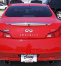 infiniti g37 coupe 2010 red coupe gasoline 6 cylinders rear wheel drive automatic 76018