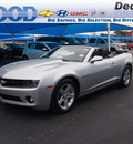 chevrolet camaro 2012 silv ice met lt convertible gasoline 6 cylinders rear wheel drive 6 speed automatic 76234