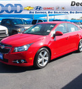 chevrolet cruze 2012 red sedan lt gasoline 4 cylinders front wheel drive 6 speed automatic 76234