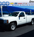 chevrolet silverado 1500 2012 white work truck flex fuel 8 cylinders 2 wheel drive 4 speed automatic 76234