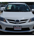 toyota corolla 2011 white sedan le gasoline 4 cylinders front wheel drive automatic 78233