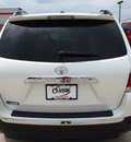 toyota highlander 2011 white suv limited gasoline 6 cylinders front wheel drive automatic 76018