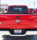 ram ram pickup 1500 2011 red pickup truck slt flex fuel 8 cylinders 2 wheel drive automatic 76018