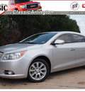 buick lacrosse 2012 silver sedan premium 1 gasoline 4 cylinders front wheel drive automatic 76018