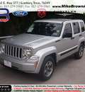 jeep liberty 2009 silver suv sport gasoline 6 cylinders 2 wheel drive automatic 76049