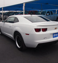 chevrolet camaro 2012 white coupe ls gasoline 6 cylinders rear wheel drive automatic 76234