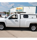 chevrolet silverado 1500 2009 white work truck gasoline 6 cylinders 2 wheel drive automatic with overdrive 77340