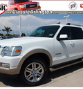 ford explorer 2007 white suv eddie bauer gasoline 6 cylinders rear wheel drive automatic with overdrive 76018