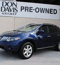 nissan murano 2009 dk  blue suv s gasoline 6 cylinders all whee drive automatic 76011