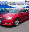 chevrolet cruze 2012 red sedan lt gasoline 4 cylinders front wheel drive 6 speed automatic 76234
