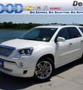 gmc acadia 2012 white suv denali gasoline 6 cylinders front wheel drive 6 speed automatic 76234