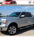 ford f 150 2010 silver lariat flex fuel 8 cylinders 4 wheel drive automatic 76018