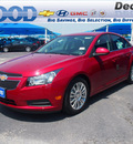 chevrolet cruze 2012 red sedan eco gasoline 4 cylinders front wheel drive 6 speed automatic 76234