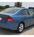 honda civic 2007 blue sedan ex gasoline 4 cylinders front wheel drive 5 speed automatic 78233