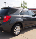 chevrolet equinox 2010 dk  gray suv lt gasoline 6 cylinders front wheel drive automatic 76018