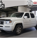 honda ridgeline 2007 white rts gasoline 6 cylinders all whee drive 5 speed automatic 79015