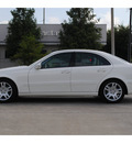 mercedes benz e class 2003 white sedan e500 gasoline 8 cylinders rear wheel drive automatic 77002