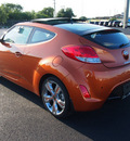 hyundai veloster 2012 orange coupe gasoline 4 cylinders front wheel drive automatic 76234